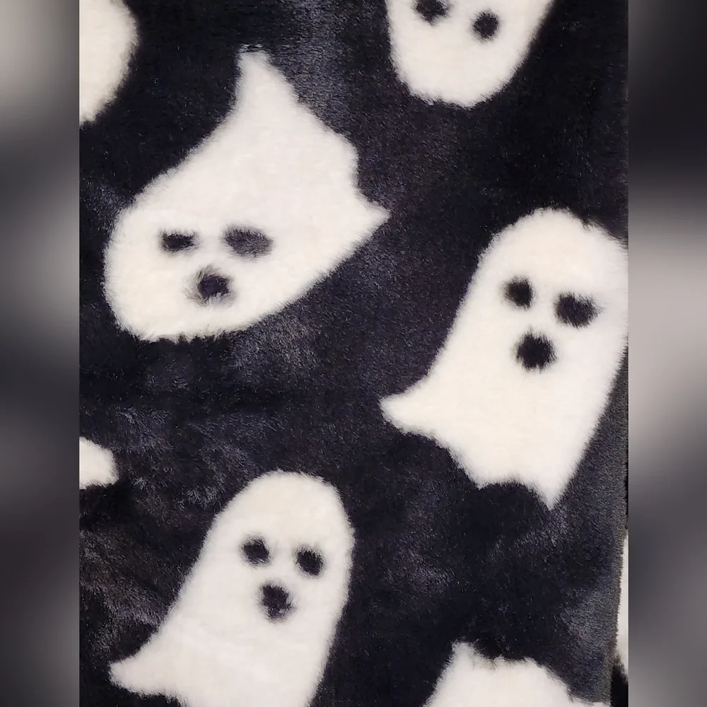 Storehouse Ghost Throw Blanket Oversized Faux Fur Halloween Throw